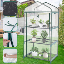 Garden Greenhouse 4 Tier Walk-in Green House Without Iron Frame