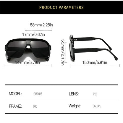 Large Square Frame Blocking Reading Glasses