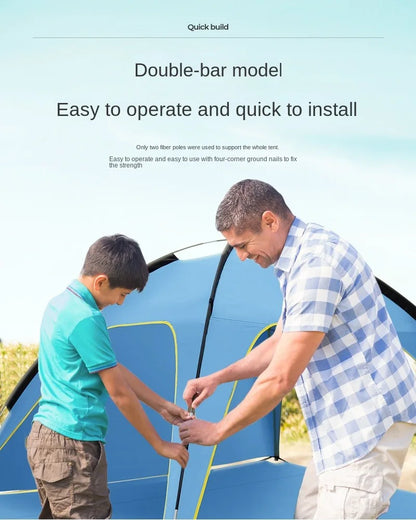 3-4 Person Lightweight Outdoor Backpacking Tent