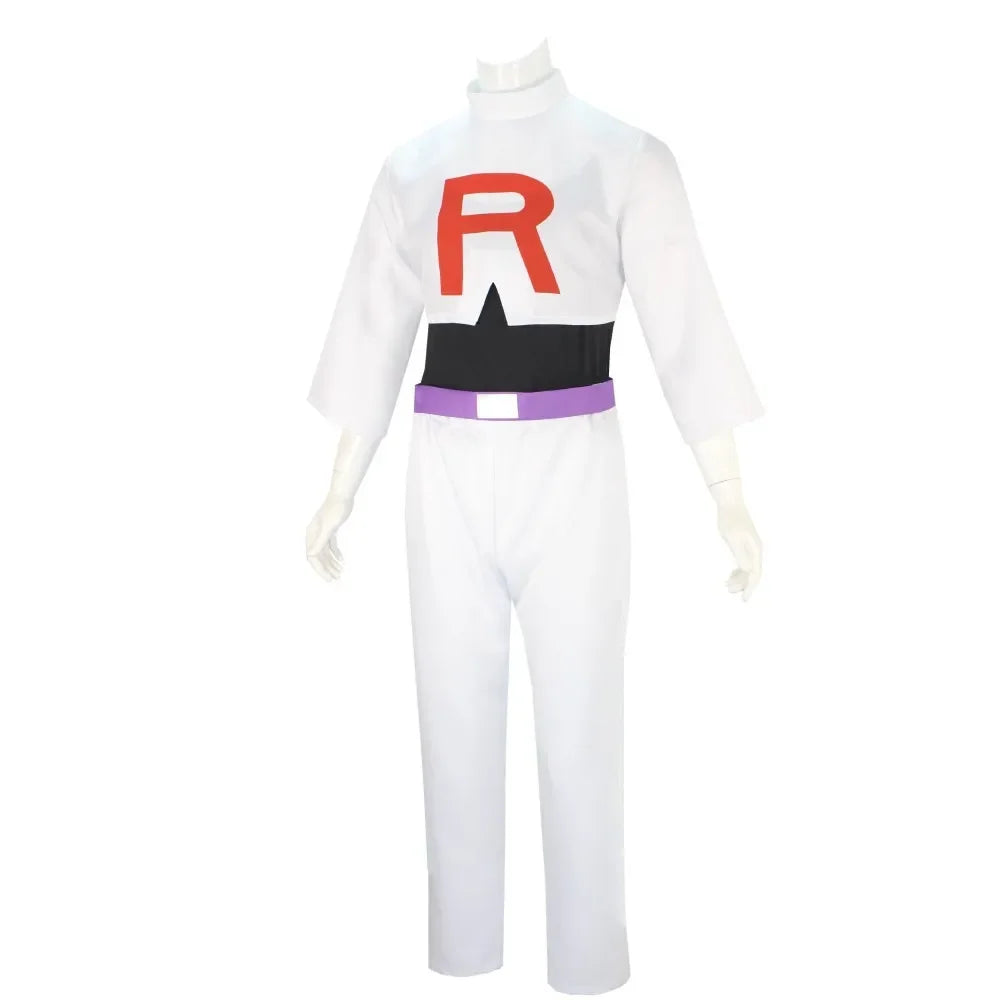 Team Rocket Anime Cosplay Costume Set