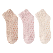 3 Pairs Non-Slip Coral Floor Socks