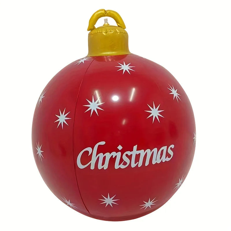 60cm Giant Outdoor Inflatable Christmas Ball Ornament