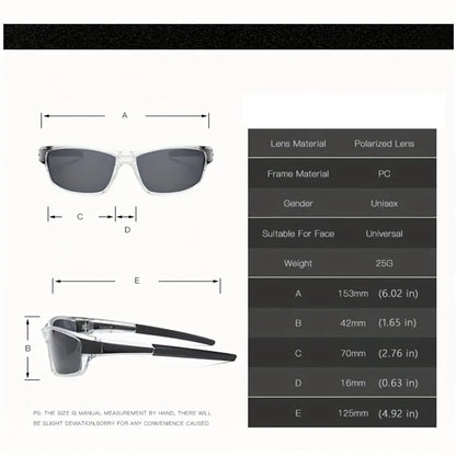 2pairs Sports Polarized Sunglasses