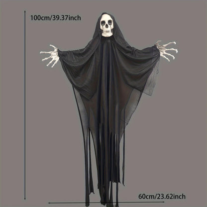 Classic Horror Ghost Doll Hanging Decoration, Spooky Halloween Skeleton Phantom Outdoor Pendant