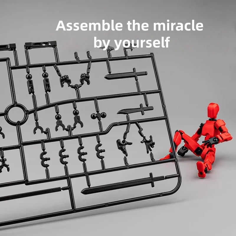 6pces Fully Articulated Movable Action Figures