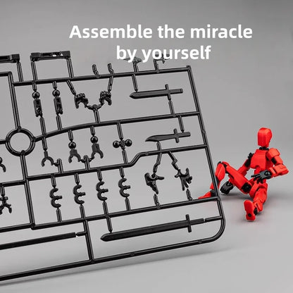 6pces Fully Articulated Movable Action Figures