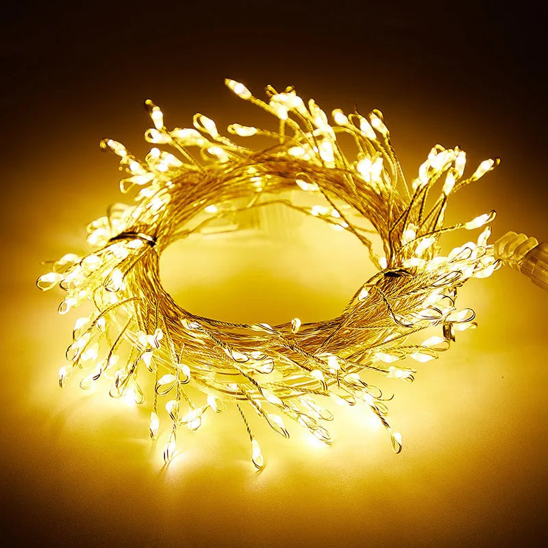 USB LED Firecracker Fairy Lights with Remote Control