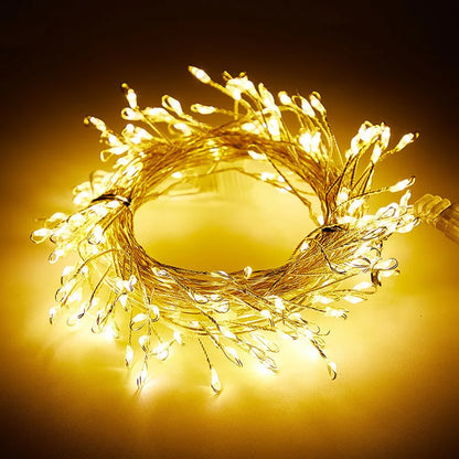 USB LED Firecracker Fairy Lights with Remote Control