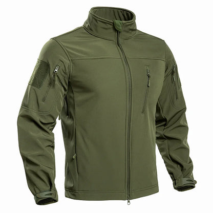 Men's Tactical Softshell Fleece-Lined Hiking Jacket