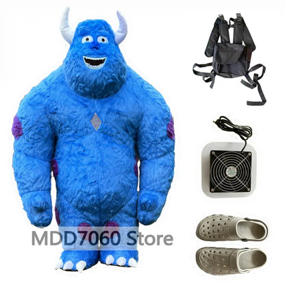 Giant Panda & Polar Bear Inflatable Costume – Adult Walking Plush Mascot Suit for Cosplay & Parties
