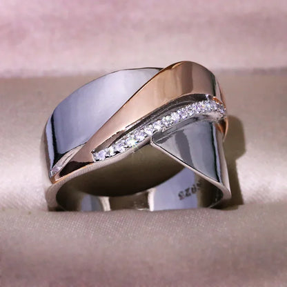 Exaggerated Personality 925 Sterling Silver Retro Large Ring