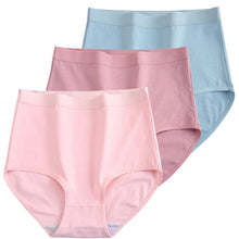 3pcs Cotton High Waist Briefs
