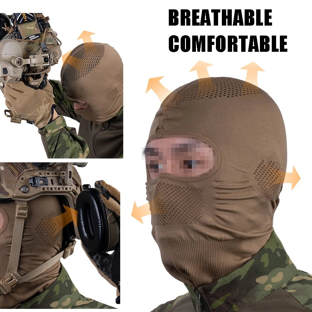 Tactical Venom Balaclava V1 – Full-Face Breathable Mask with Steel Mesh Protection