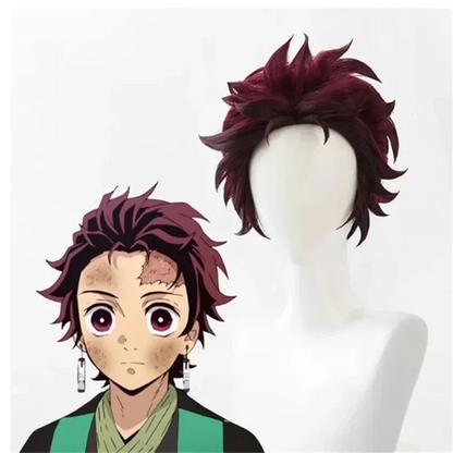 Tanjiro Kamado Demon Slayer Cosplay Costume Set for Kids & Adults