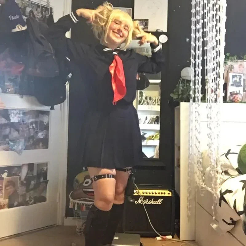 Himiko Toga JK Sailor Uniform Cosplay Costume Set
