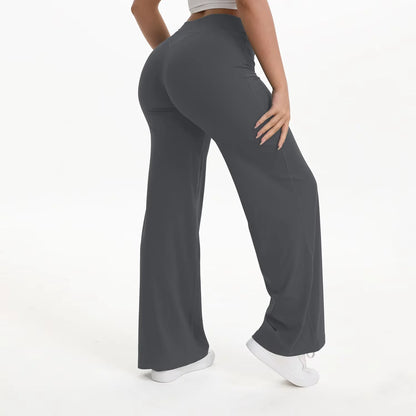 NCLAGEN Women’s Seamless Flare Yoga Leggings – High-Waist Butt Lifting Activewear
