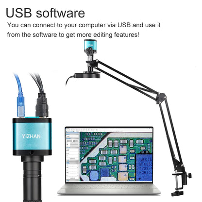 YIZHAN 48MP 4K Electronics Soldering Microscope with 1-150X Lens & HDMI/USB Camera