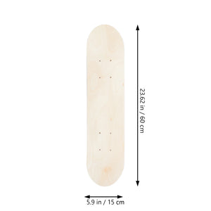 DIY 60cm Maple Skateboard Deck