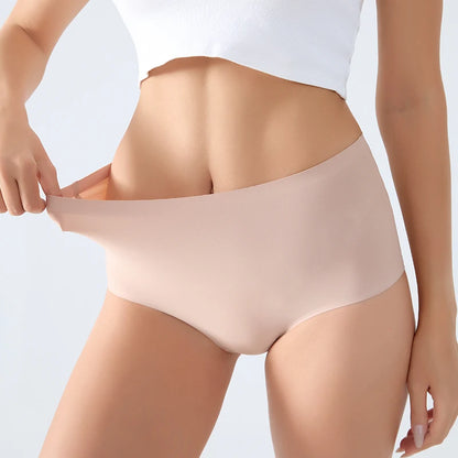 FINETOO Women’s High-Waist Seamless Briefs (5-Pack)