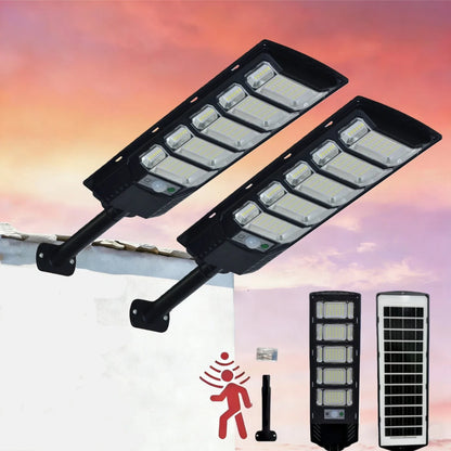 2-Pack 540-LED Solar Street Lights with Motion Sensor