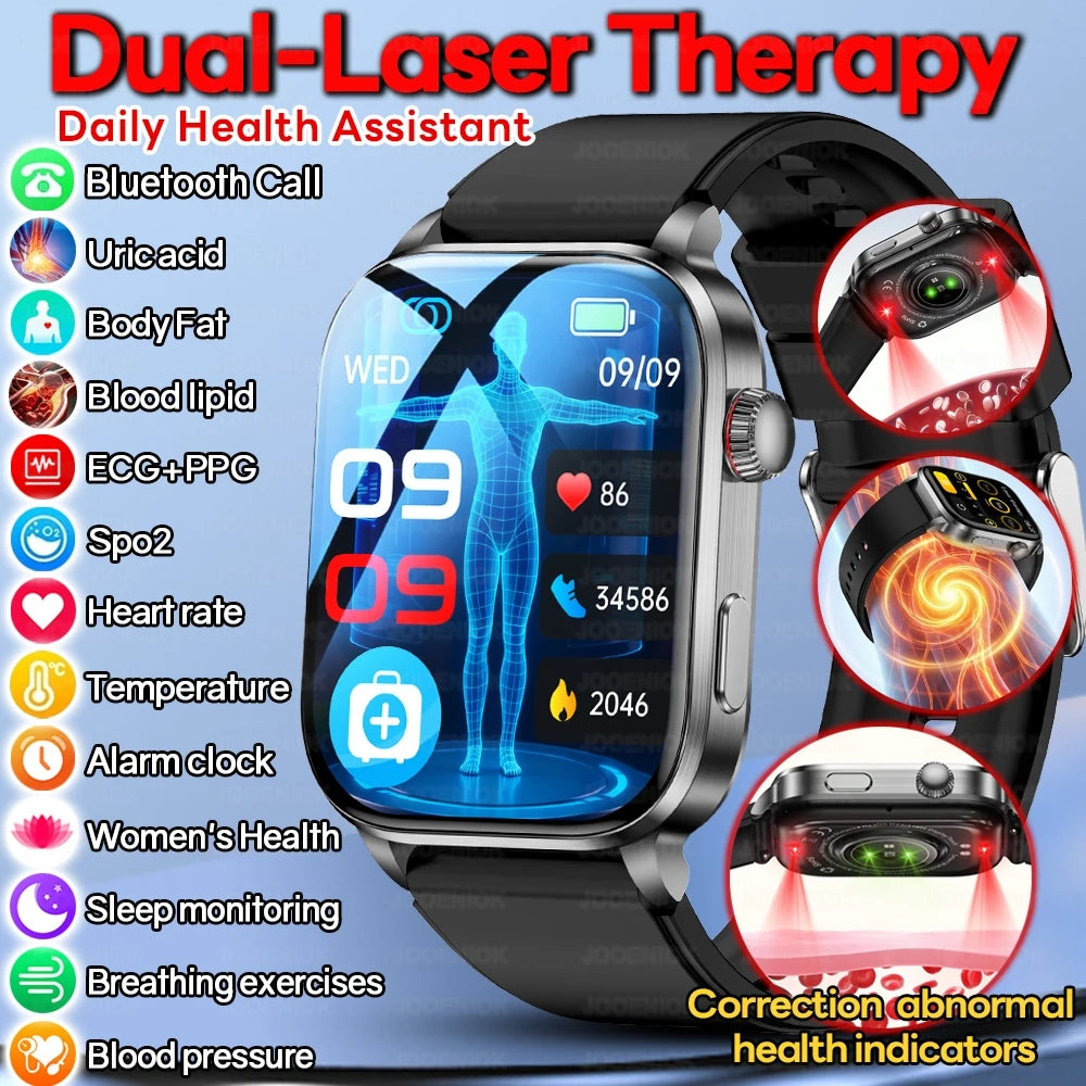 Dual Laser Therapy Smart Watch
