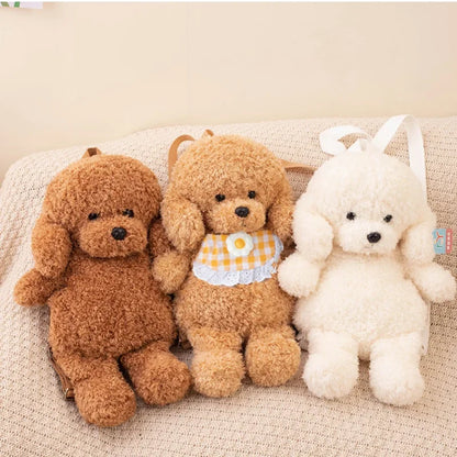 Soft Stuffed Dog Backpacks