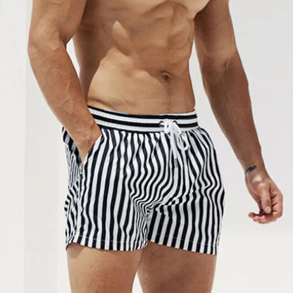 Desmiit Striped Swim Shorts
