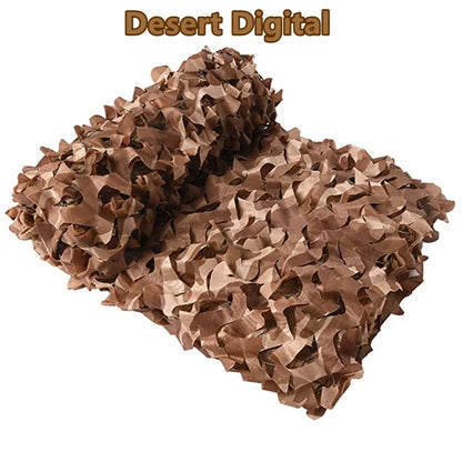 Multi-Purpose Military Camouflage Netting for Outdoor Shade & Decor
