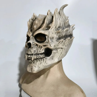 Horror Demon Skull Full-Head Latex Halloween Mask