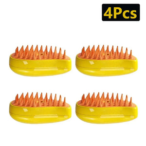 3 in 1 Steam Brush Steamy Built-in Electric Spray Hair Removal Comb