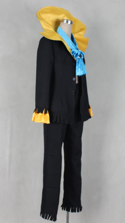 Anime One Piece Brook Cosplay Costume Set