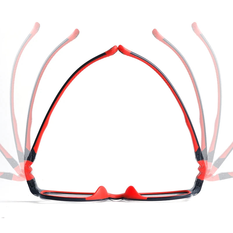SECG Kids Flexible Silicone Eyeglass Frames - Lightweight TR-90 Sports Glasses