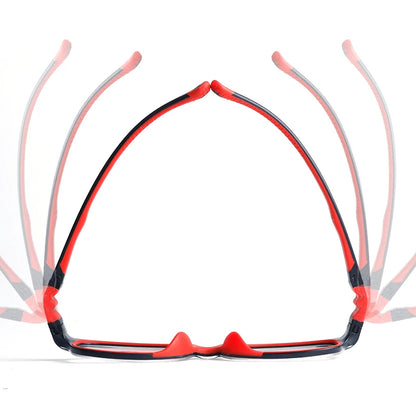 SECG Kids Flexible Silicone Eyeglass Frames - Lightweight TR-90 Sports Glasses