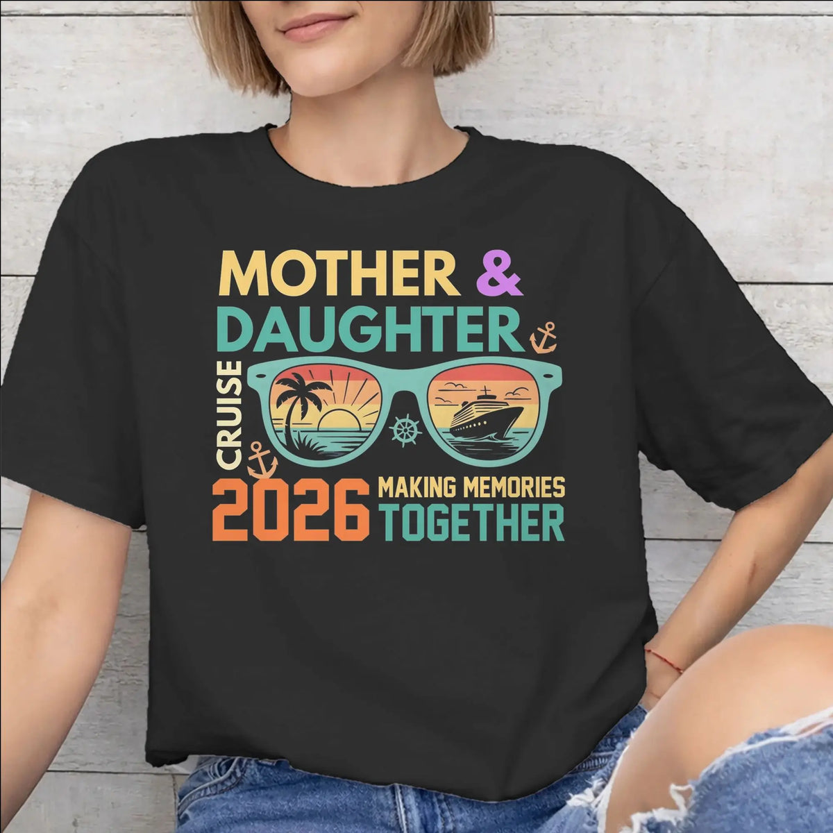 Summer Family Cruise 2026 Cotton T-Shirt – Matching Memories Vacation Tee