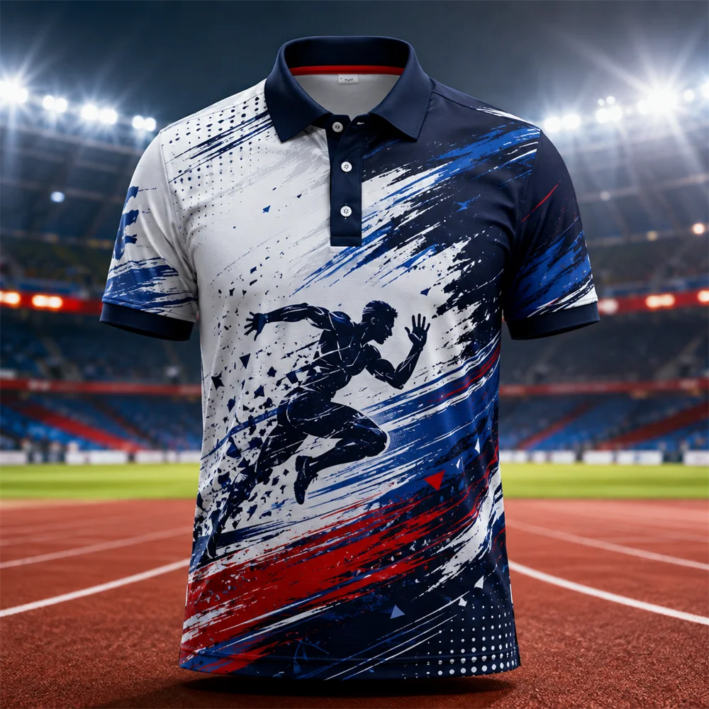 Smash Athletic Graphic Performance Polo Shirt