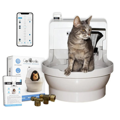 Smart Self-Cleaning & Self-Washing Automatic Cat Litter Box with App Control