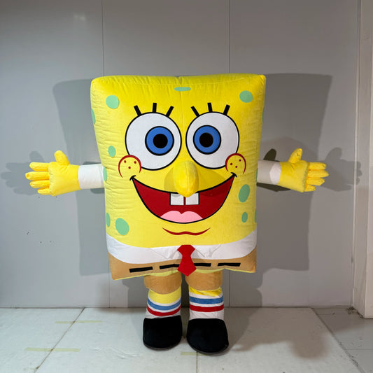 Inflatable SpongeBob SquarePants Mascot Costume - Adult Party & Event Outfit
