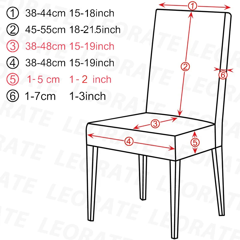 Luxurious Soft Velvet Stretch Chair Covers – Universal Slipcover Protector for Dining Room, Hotel & Office