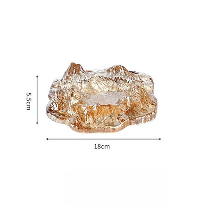 Glass Glacier Crystal Ashtray
