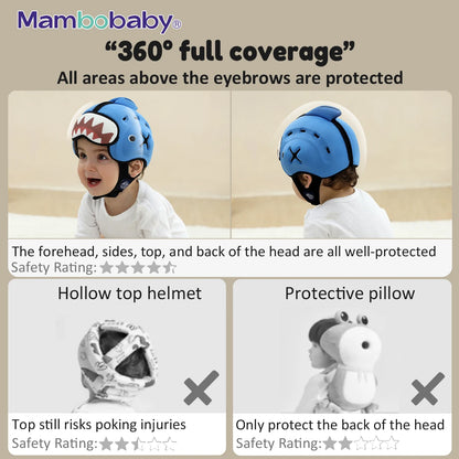 Mambobaby Safe Anti-Shock Baby Helmet Head Protector