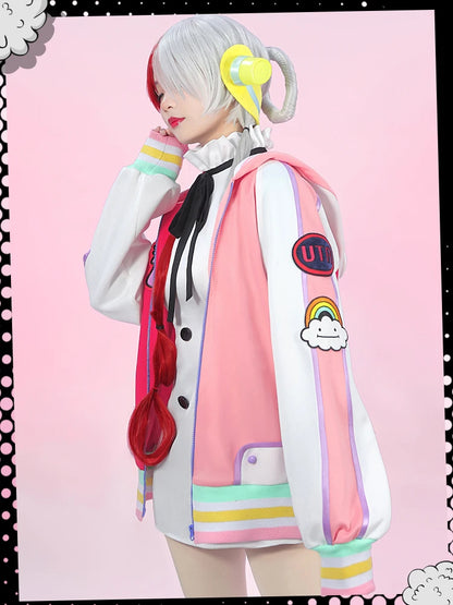 Anime One Piece Uta Cosplay Costume Set