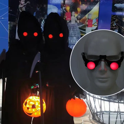 Halloween Red Eye Scary Luminous Glasses