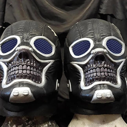 Vmonke Dorohedoro Shin & Noi Cosplay Mask – Realistic Latex Skull Helmet Prop for Halloween & Anime Events