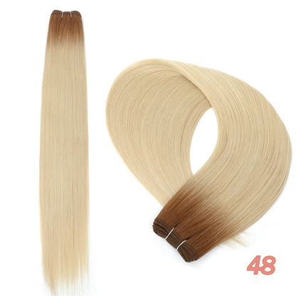 Bone Straight Synthetic Hair Bundles