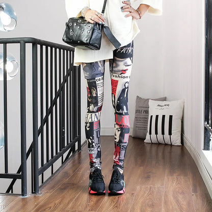 Casual and Colorful Leg Warmer Leggings