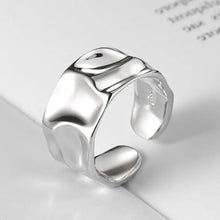 Silver Color Irregular Handmade Ring
