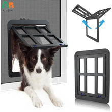 ATUBAN Lockable Dog Door for Sliding Doors
