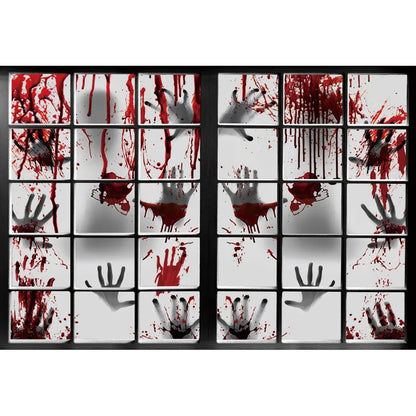 Scary Bloody Halloween Backdrop for Horror Photo Studio Props