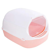 Semi-enclosed Splashproof Cat Litter Box