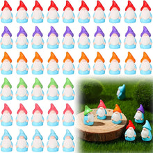 10pcs Mini Resin Gnomes Statues Ornaments